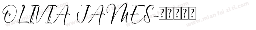 OLIVIA JAMES字体转换